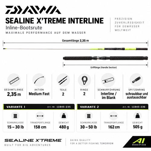 Daiwa sealine treme - sealine, x'treme